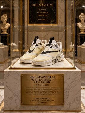 Nike Adapt BB 2.0 "White Cement" (Self-Lacing) | Archive • c. 2020